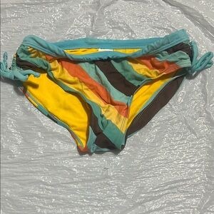 Xhilaration Multicolor Striped Bikini Bottom